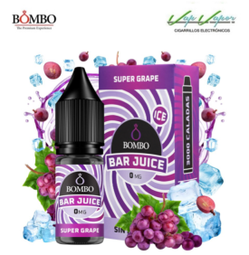 SALES Super Grape ICE Bar Juice by Bombo 10ml (0mg/5mg/10mg/20mg) 