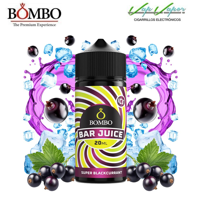 AROMA Super Blackcurrant 20ml (en botella de 120ml) Longfill Bar Juice by Bombo