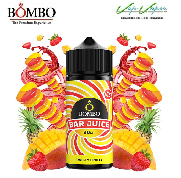 AROMA Twisty Fruity 20ml (en botella de 120ml) Longfill Bar Juice by Bombo