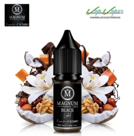 SALES Black Label, Magnum Vape y Bombo 10ml (10mg/20mg) (Tabaco dulce, Vainilla, Leche, Coco, Chocolate, Frutos Secos) 50%PG/50%VG