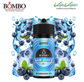 AROMA HYPER BOOST Blueberry ICE 10ml (en botella de 120ml) Longfill Bar Juice by Bombo