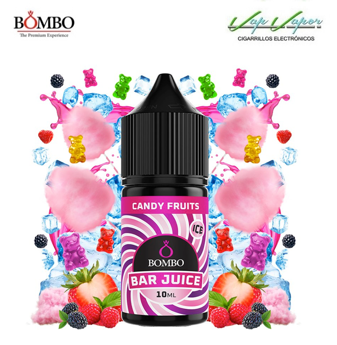 AROMA Candy Fruits ICE 10ml minilongfill (en botella de 30ml) Bar Juice by Bombo