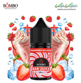 AROMA Strawberry Milkshake ICE 10ml minilongfill (en botella de 30ml) Bar Juice by Bombo