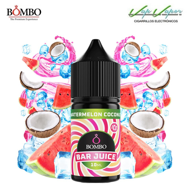 AROMA Watermelon Coconut ICE 10ml minilongfill (en botella de 30ml) Bar Juice by Bombo