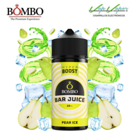 FLAVOUR HYPER BOOST Pear ICE 10ml (inside 120ml bottle) Longfill Bar Juice by Bombo