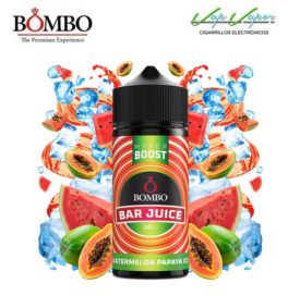 FLAVOUR HYPER BOOST Watermelon Papaya ICE 10ml (inside 120ml bottle) Longfill Bar Juice by Bombo