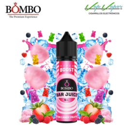 AROMA HYPER BOOST Cotton Candy Fruits ICE 5ml (en botella de 60ml) Longfill Bar Juice by Bombo 