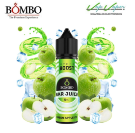 FLAVOUR HYPER BOOST Green Apple ICE 5ml (inside 60ml bottle) Longfill Bar Juice by Bombo 