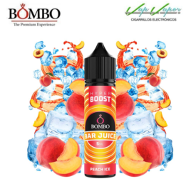 FLAVOUR HYPER BOOST Peach ICE 5ml (inside 60ml bottle) Longfill Bar Juice by Bombo 