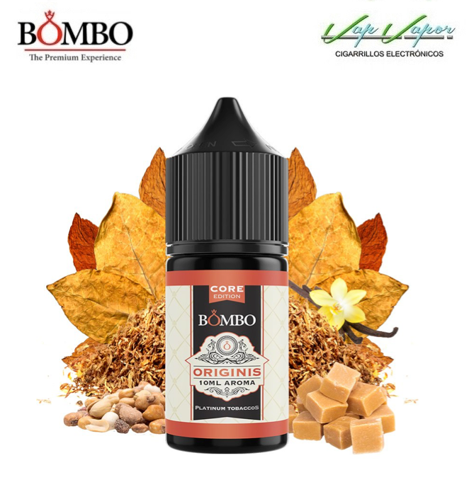 AROMA - Core Edition - ORIGINIS 10ml 0mg (en botella de 30ml) - Minilongfill - Bombo 