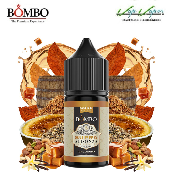 AROMA - Core Edition - SUPRA ALDONZA RESERVA 10ml 0mg (en botella de 30ml) - Minilongfill - Bombo 