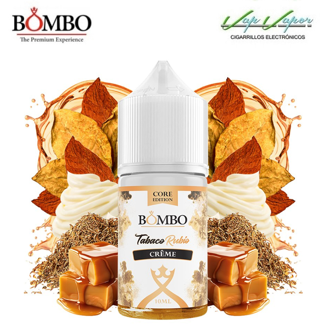 AROMA - Core Edition - TABACO RUBIO CREME 10ml 0mg (en botella de 30ml) - Minilongfill - Bombo 