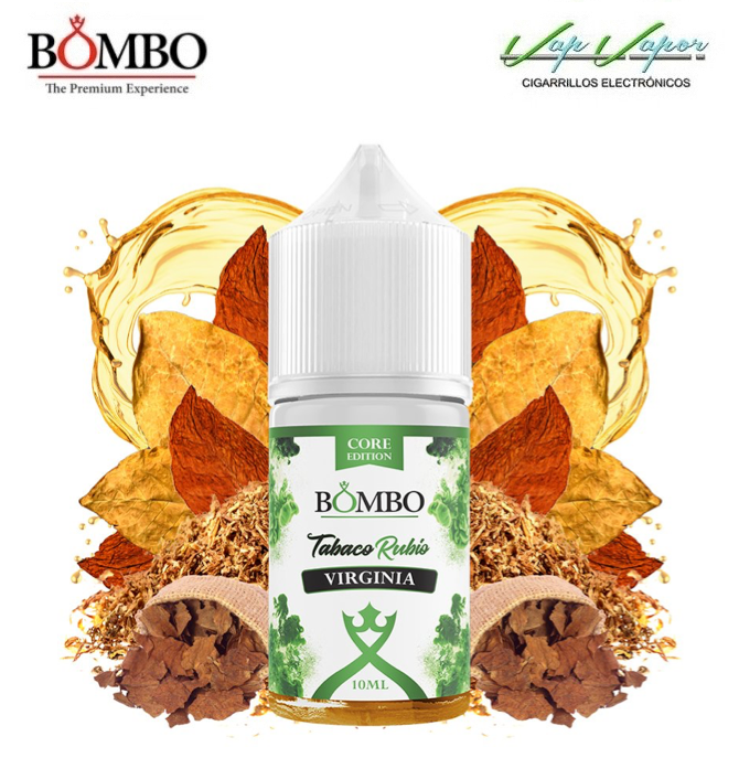 AROMA - Core Edition - TABACO RUBIO VIRGINIA 10ml 0mg (en botella de 30ml) - Minilongfill - Bombo 