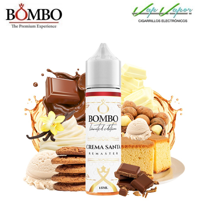 AROMA Crema Santa Remaster 15ml (en botella de 60ml) Longfill Bombo 