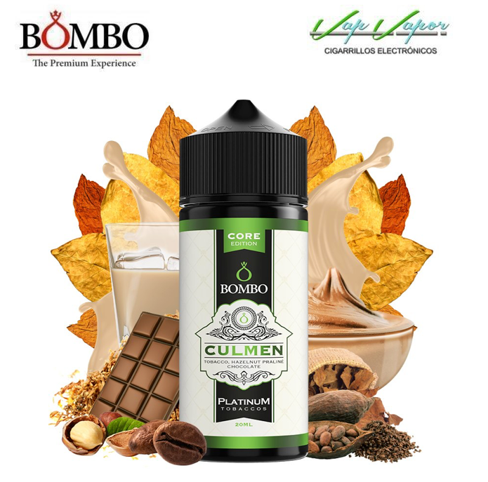 AROMA - Core Edition - CULMEN 20ml (en botella de 120ml) Longfill Platinum Tobaccos by Bombo