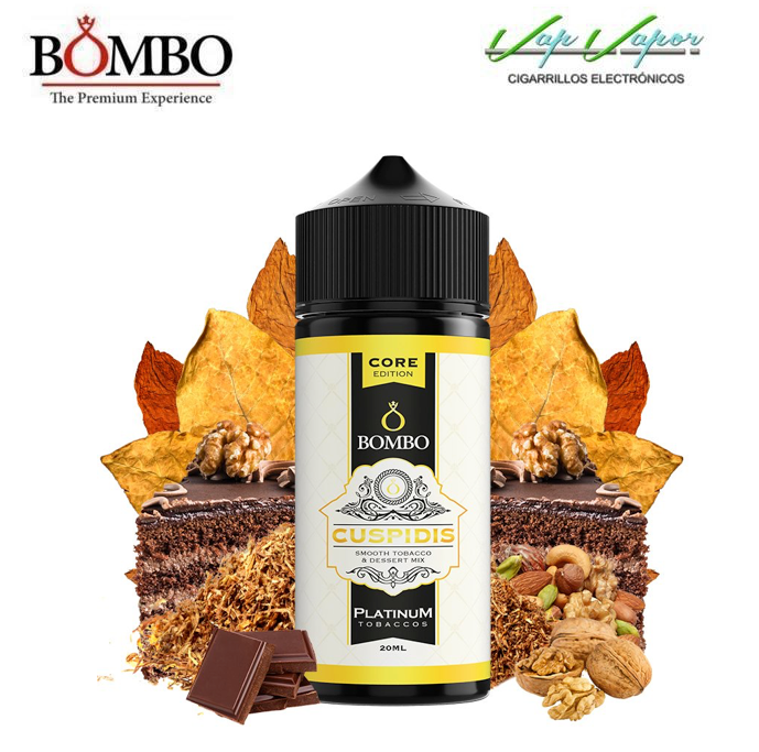 AROMA - Core Edition CUSPIDIS 20ml (en botella de 120ml) Longfill Platinum Tobaccos by Bombo