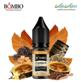 SALES Core Edition CUSTARD SUPRA RESERVA Bombo Platinum Tobaccos 10ml (10mg/15mg/20mg) 
