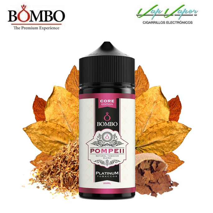 AROMA - Core Edition - POMPEII 20ml (en botella de 120ml) Longfill Platinum Tobaccos by Bombo