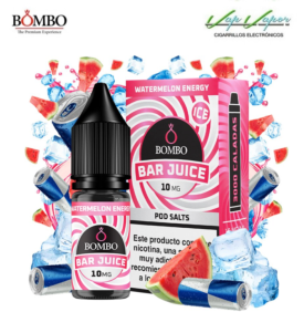 SALES Watermelon Energy ICE Bar Juice by Bombo 10ml (0mg/5mg/10mg/15mg/20mg) 