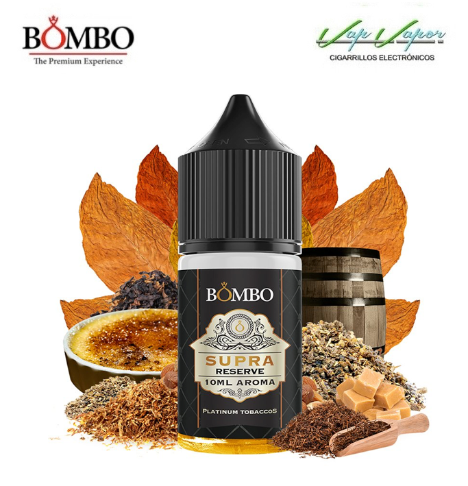 AROMA Supra Reserve 10ml minilongfill (en botella de 30ml) Platinum Tobaccos by Bombo
