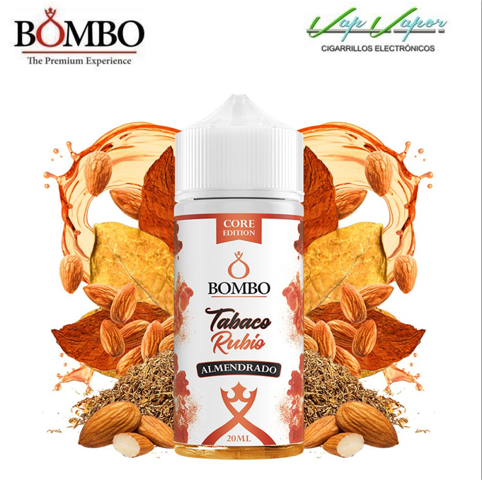 AROMA - Core Edition - Tabaco Rubio ALMENDRADO 20ml (en botella de 120ml) Longfill Platinum Tobaccos by Bombo