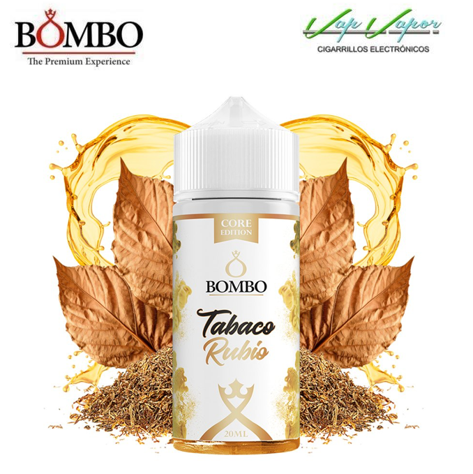 AROMA - Core Edition - TABACO RUBIO 20ml (en botella de 120ml) Longfill Platinum Tobaccos by Bombo