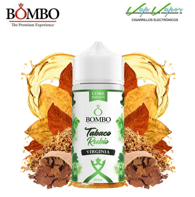AROMA - Core Edition - Tabaco Rubio VIRGINIA 20ml (en botella de 120ml) Longfill Platinum Tobaccos by Bombo