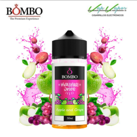 AROMA Wailani APPLE AND GRAPE 30ml (en botella de 120ml) Longfill Bombo (Manzana y Uva)