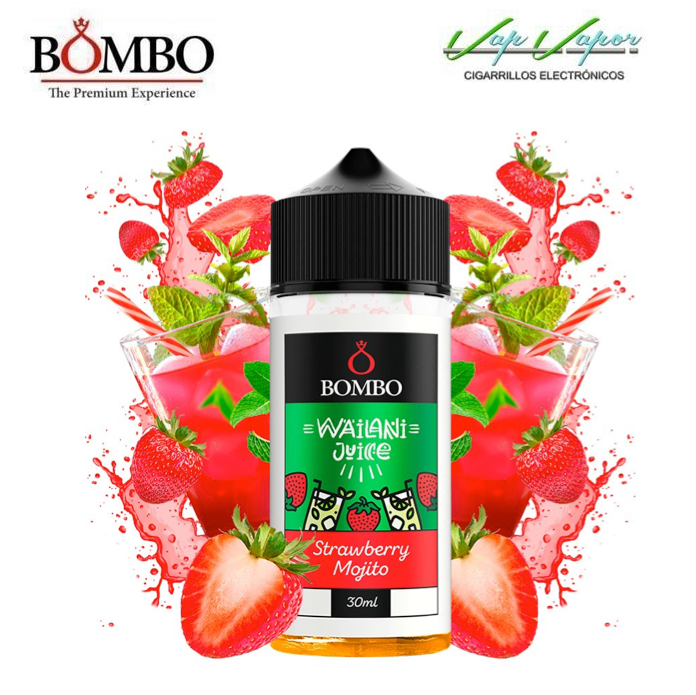 AROMA Wailani STRAWBERRY MOJITO 30ml (en botella de 120ml) Longfill Bombo