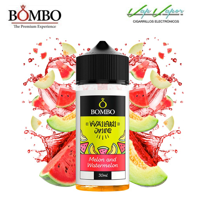 AROMA Wailani MELON AND WATERMELON 30ml (en botella de 120ml) Longfill Bombo (Melon y Sandía)