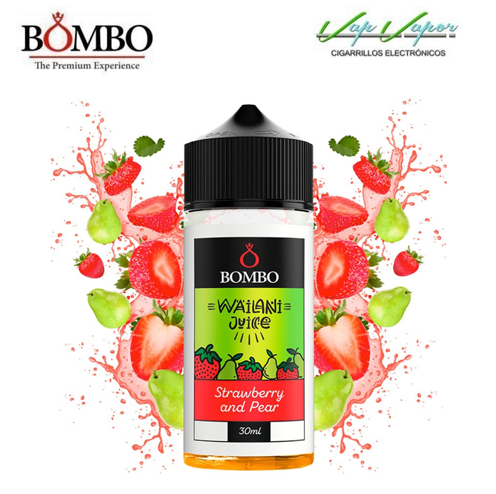 AROMA Wailani STRAWBERRY AND PEAR 30ml (en botella de 120ml) Longfill Bombo ( Fresa y Pera)