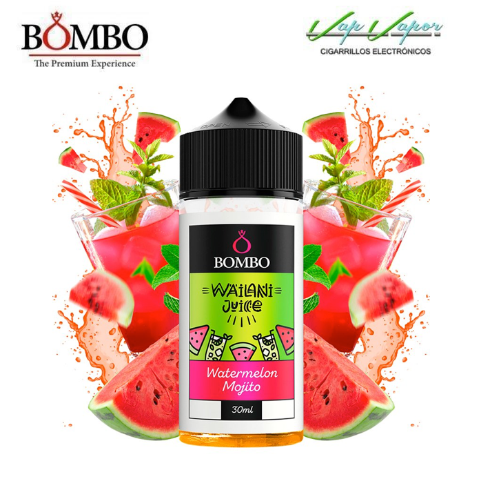 AROMA Wailani WATERMELON MOJITO 30ml (en botella de 120ml) Longfill Bombo (Sandía, Mojito)