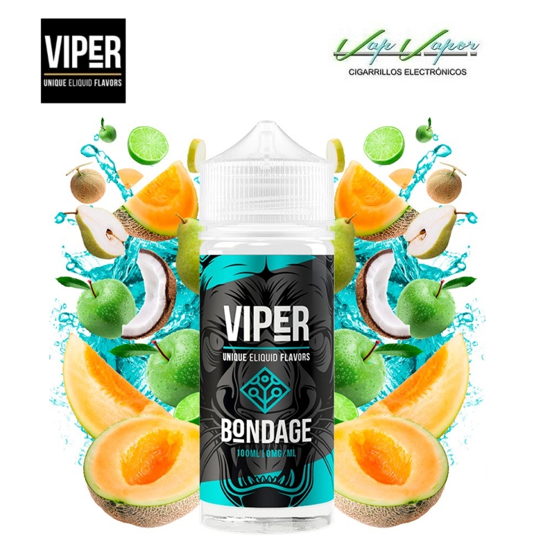Bondage 100ml (0mg) Viper (Melon, Pera, Manzana, Lima, Coco)
