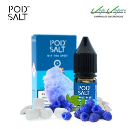 SALES - Bubble Blue Pod Salt Fusions 10ml (20mg) Golosina, Chicle, Frambuesa Azul