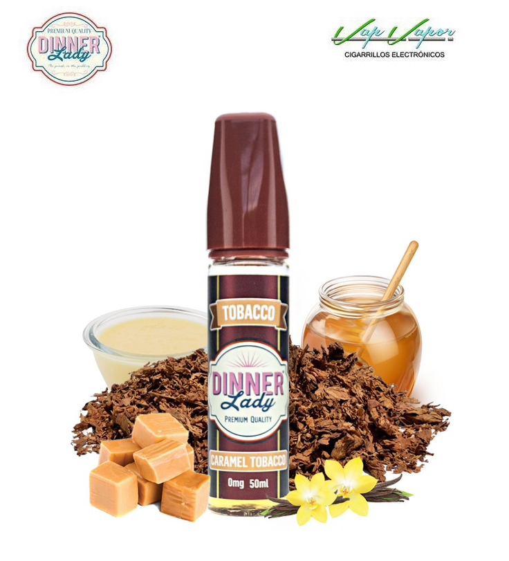Dinner Lady Caramel and Tobacco 50ml (0mg)
