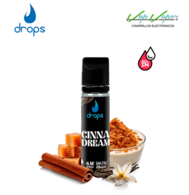 CONCENTRATE DROPS All in CinnaDream 10ml (to make 60ml) with 3mg/10mg/20mg nicotine 