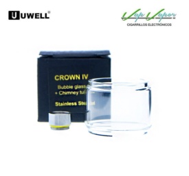 Conector para Crown IV 5ml con Bubble Glass + Chimney Tube Uwell 