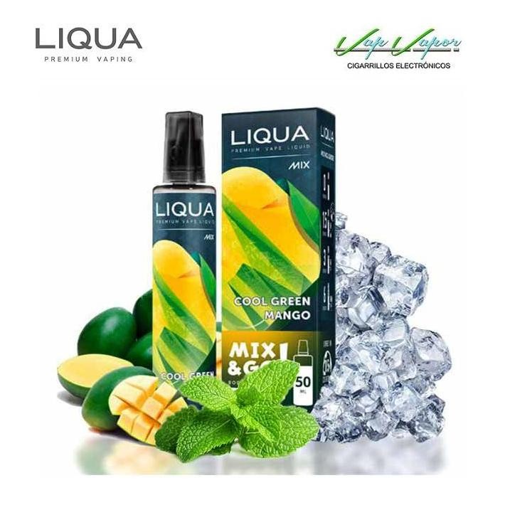 Liqua M&G Cool Green Mango 50ml (0mg) Mango, Freshness
