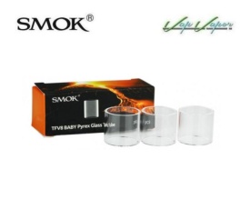 Pyrex Glass Tube TFV8 Baby 2ml / 3ml Smoktech