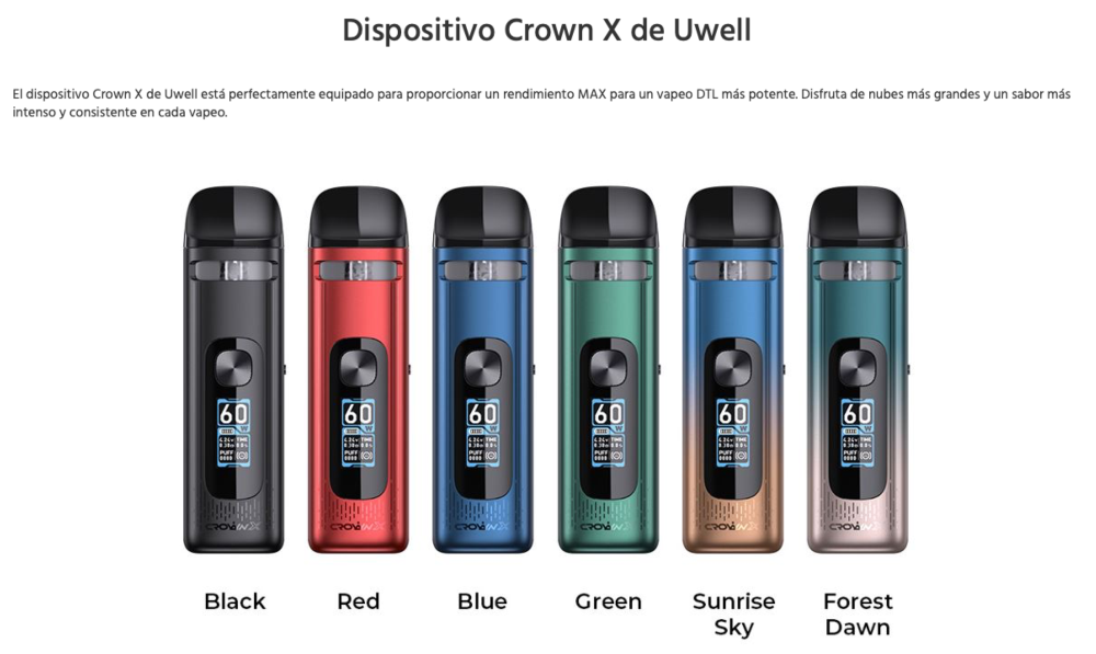 Crown X 1500mah 60W Uwell - Ítem2