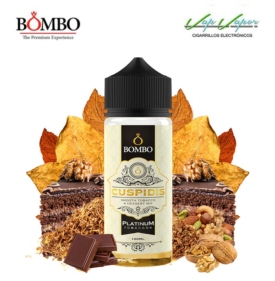 Cuspidis 100ml (0mg) Platinum Tobaccos by Bombo (60%VG/40%PG) Blond Tobacco, Nuts, Cake, Chocolate