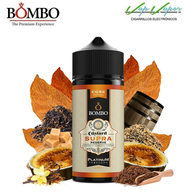 AROMA - Core Edition CUSTARD SUPRA RESERVA 20ml (en botella de 120ml) Longfill Platinum Tobaccos by Bombo