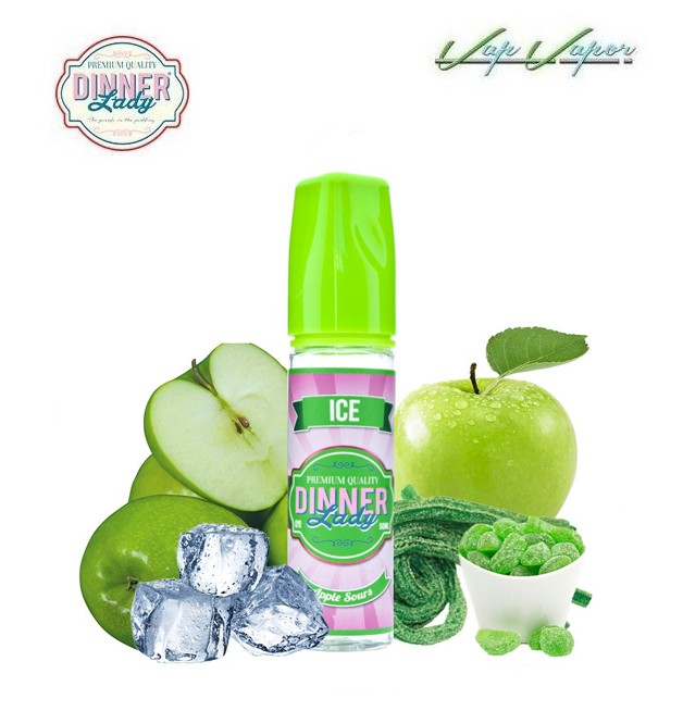 Dinner Lady Apple Sours Ice 50ml (0mg)