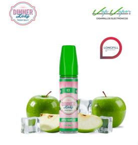 AROMA Apple Sours ICE 14ml (en botella de 60ml) Longfill Dinner Lady 