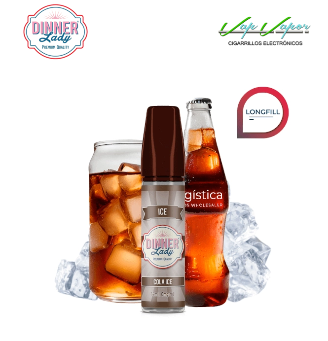 AROMA Cola ICE 14ml (en botella de 60ml) Longfill Dinner Lady