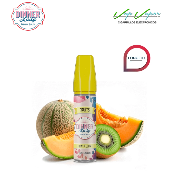 AROMA Kiwi Melon 14ml (en botella de 60ml) Longfill Dinner Lady