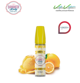 AROMA Lemon Sherbets 14ml (en botella de 60ml) Longfill Dinner Lady 