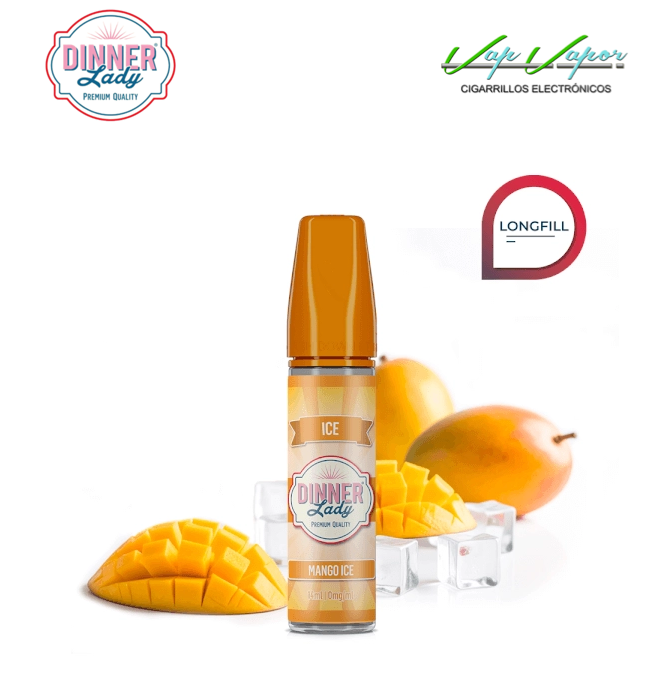 AROMA Mango ICE 14ml (en botella de 60ml) Longfill Dinner Lady