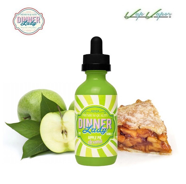 Dinner Lady Apple Pie (Manzana) 50ml - 0mg (en bote de 60ml)
