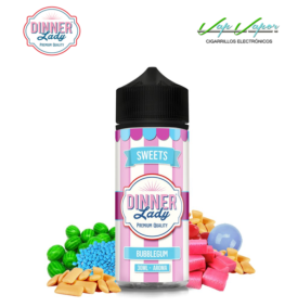 AROMA BubbleGum 30ml (en botella de 120ml) Longfill Dinner Lady 